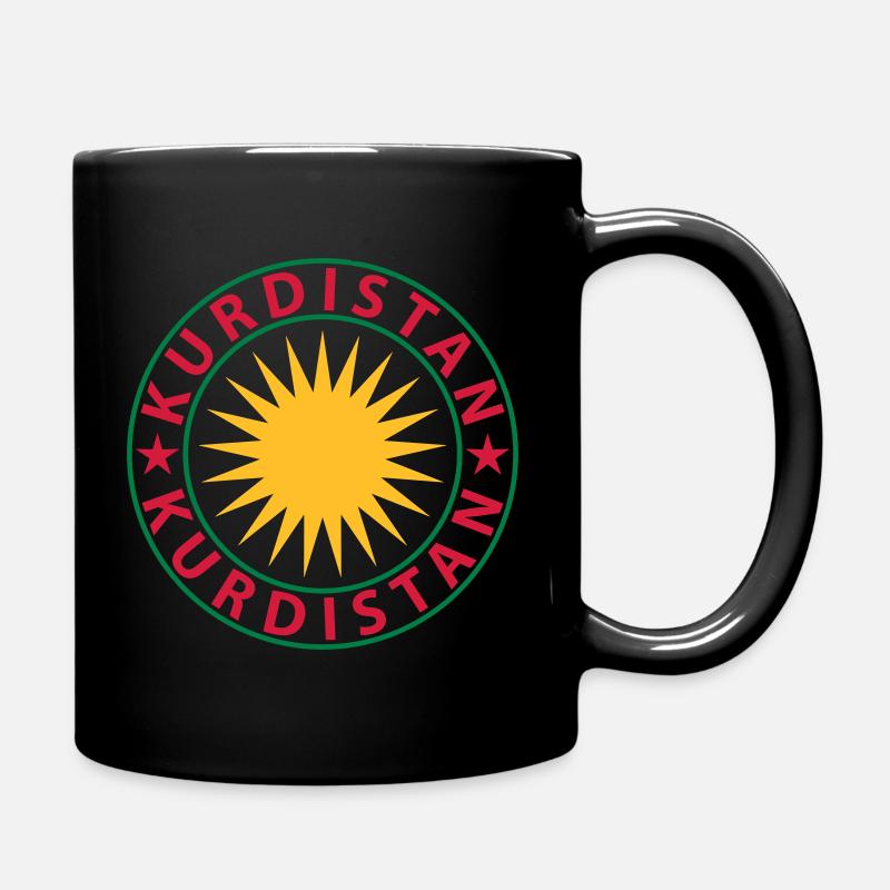 Kurdistan - Tasse einfarbig - Schwarz