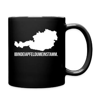 Heimat Österreich Austria - Tasse einfarbig - Schwarz - Rechts