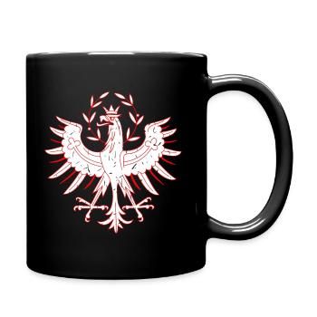 Tirol - Tasse einfarbig - Schwarz - Rechts
