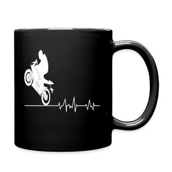 motorcycle - Full Colour Mug - black - Right