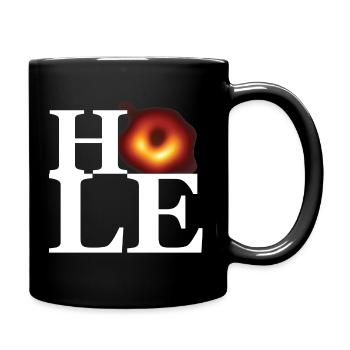 Schwarzes Loch - Tasse einfarbig - Schwarz - Rechts