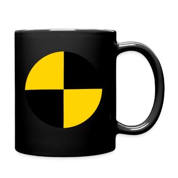 mannequin Crash test - Mug uni - noir - Droite