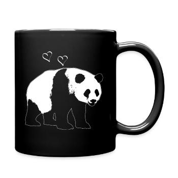 Panda Ours géant Mignon - Mug uni - noir - Droite