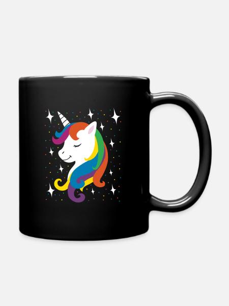 La Licorne endormie - Mug uni - noir