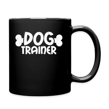 dog trainer - Full Colour Mug - black - Right