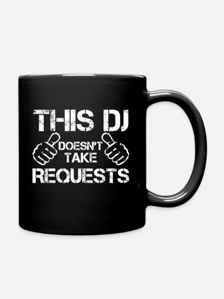 DJ - Mug uni - noir