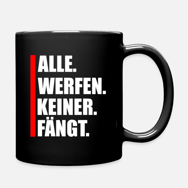 Rave Raver Raven - Tasse einfarbig - Schwarz