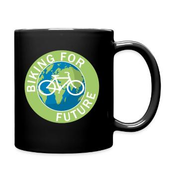 Cycling environmental protection - Full Colour Mug - black - Right