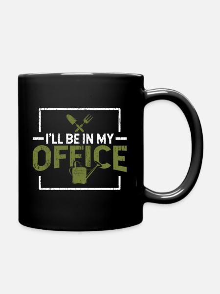 Gardener office - Full Colour Mug - black