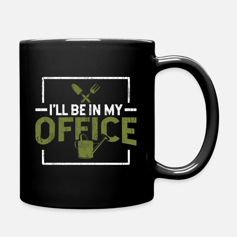 Gardener office - Full Colour Mug - black