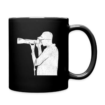 Photographer (Silhouette) - Full Colour Mug - black - Right