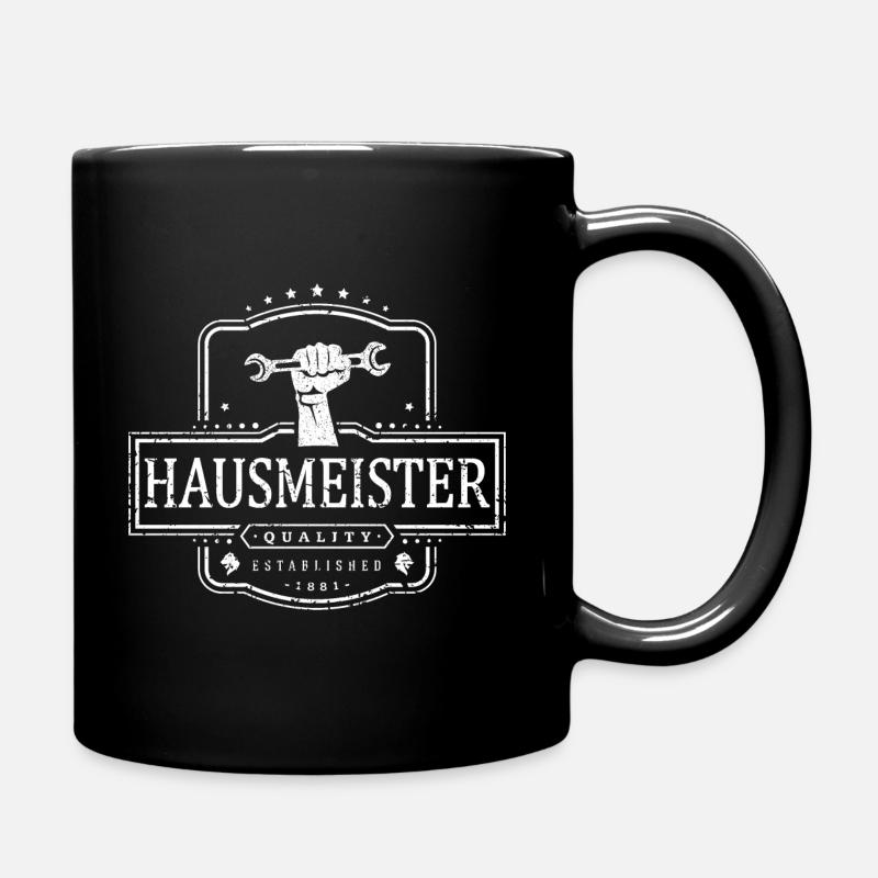 Hausmeister Facility Manager Arbeit Job Geschenk - Tasse einfarbig - Schwarz
