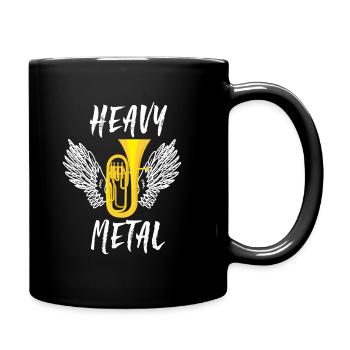 Tuba - Tasse einfarbig - Schwarz - Rechts