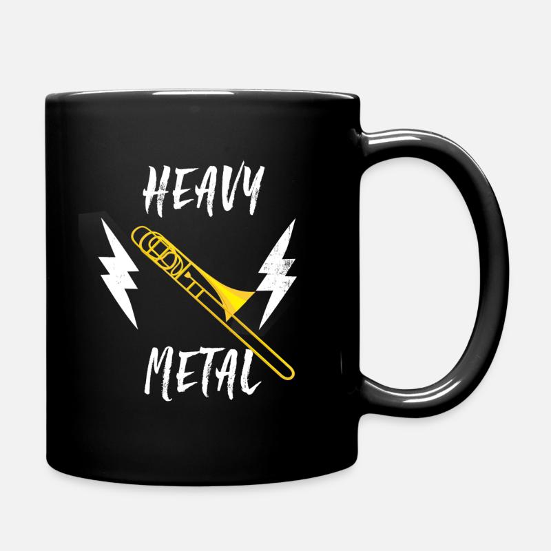 Trombone heavy metal - Mug uni - noir