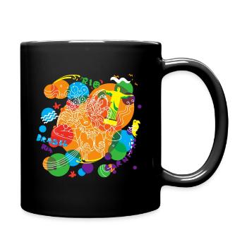 Brazil - Full Colour Mug - black - Right