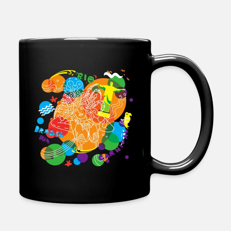 Brasilien - Tasse einfarbig - Schwarz