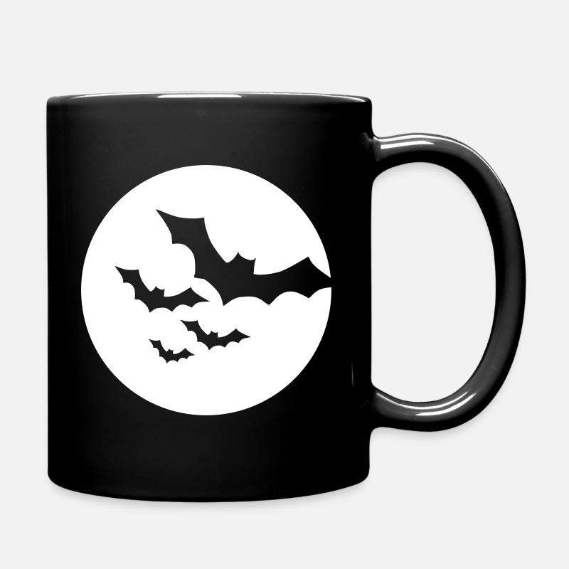 Fledermaus - Tasse einfarbig - Schwarz