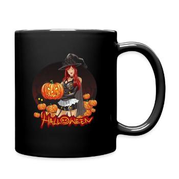 Joyeux Halloween - Mug uni - noir - Droite