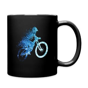 downhill mtb VTT - Mug uni - noir - Droite