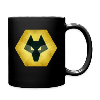 Logo de loups - Mug uni - noir - Droite