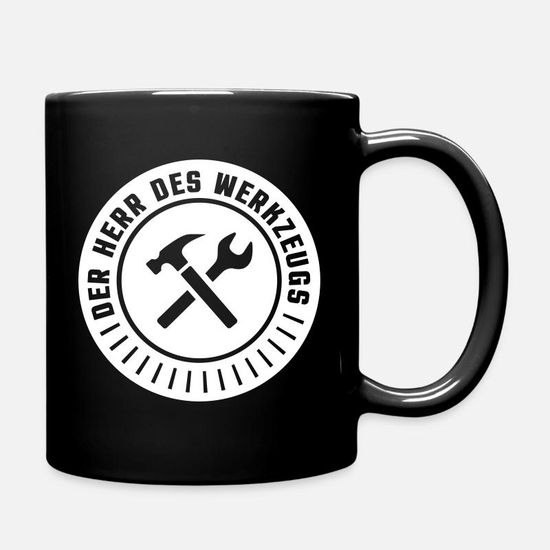 DER HERR DES WERKZEUGS - Tasse einfarbig - Schwarz