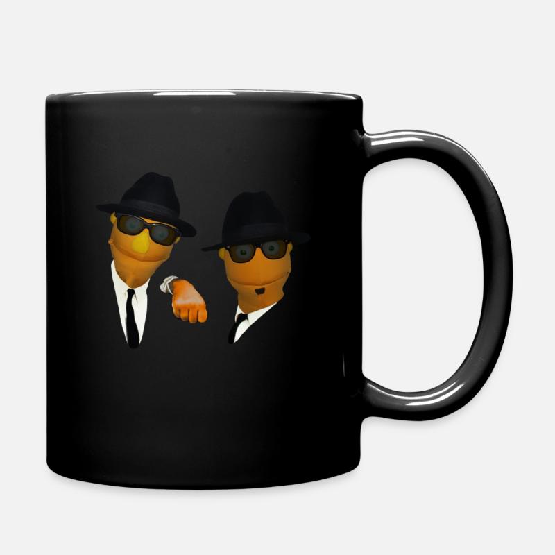 Blues Brothers puppets - Full Colour Mug - black
