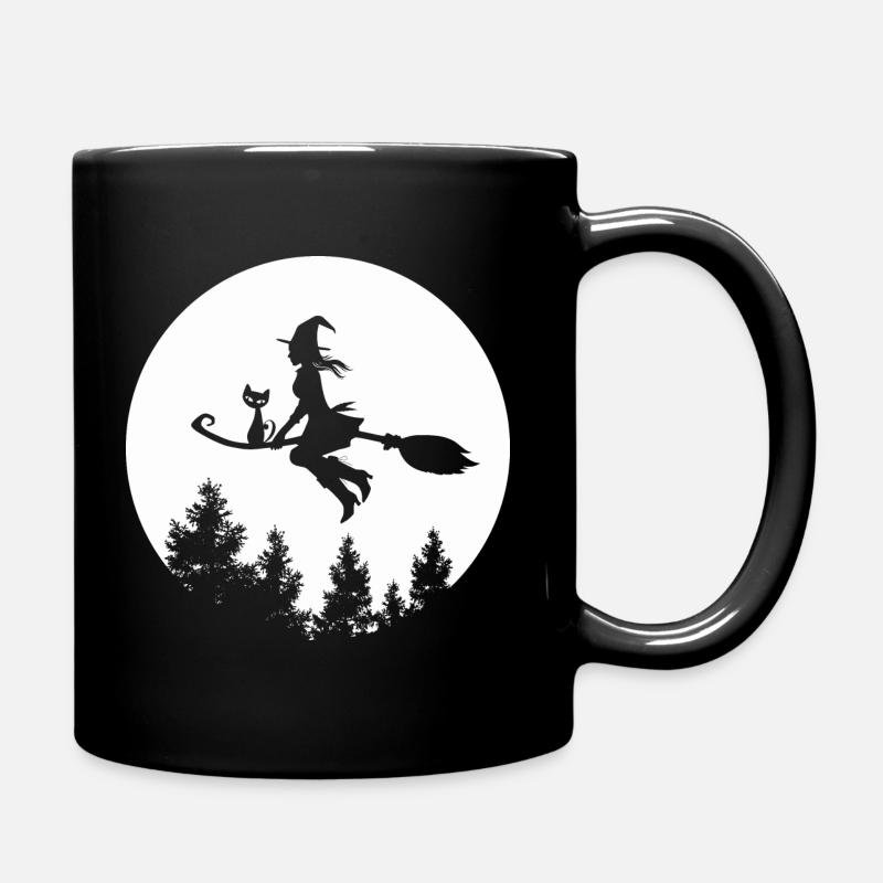 Sorcière volante - Mug uni - noir