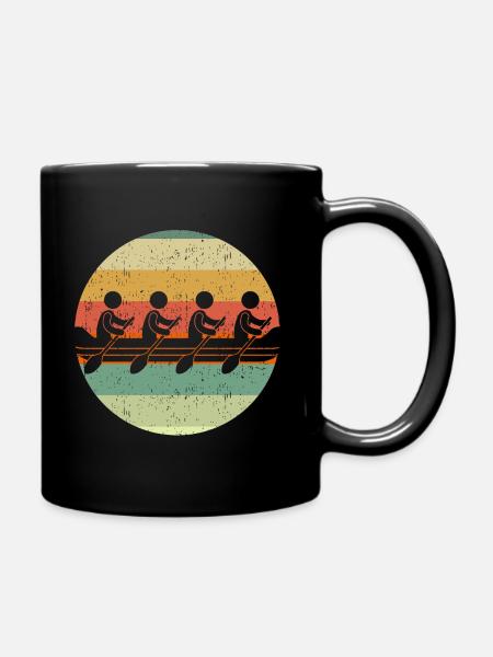 Sunset Rowing Team - Full Colour Mug - black