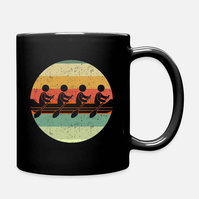 Sunset Rowing Team - Full Colour Mug - black