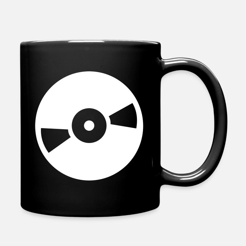 Vinyl DJ - Tasse einfarbig - Schwarz
