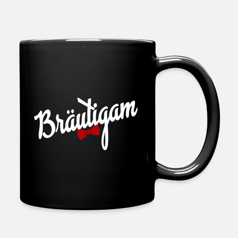 Bräutigam - Tasse einfarbig - Schwarz