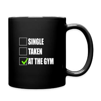 Au gymnase - Mug uni - noir - Droite