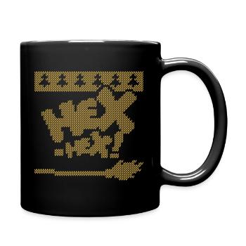 Bibi Blocksberg Ugly Sweater Design Hex Hex! - Tasse einfarbig - Schwarz - Rechts