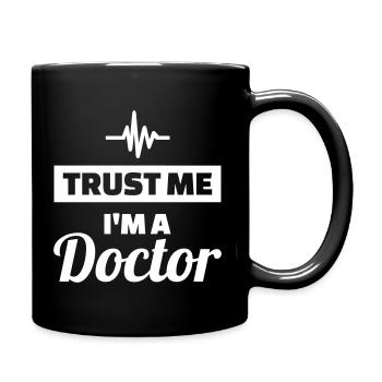 Docteur - Mug uni - noir - Droite