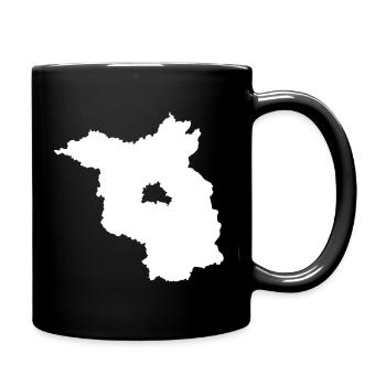 Brandenburg - Tasse einfarbig - Schwarz - Rechts