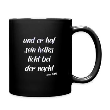 Bright light at night - Full Colour Mug - black - Right