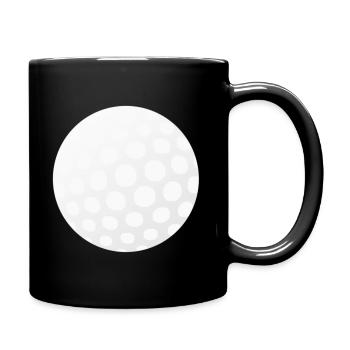 Golfball - Tasse einfarbig - Schwarz - Rechts