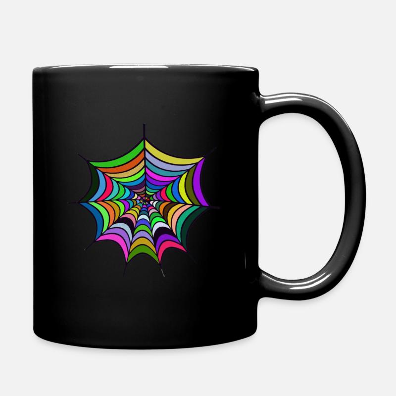 Cadeau de toile d'araignée couleur Toile d'araignée Spiderman - Mug uni - noir