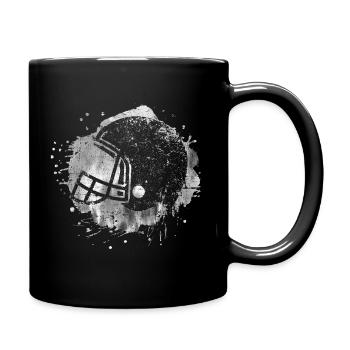 CASQUE DE FOOTBALL - Mug uni - noir - Droite