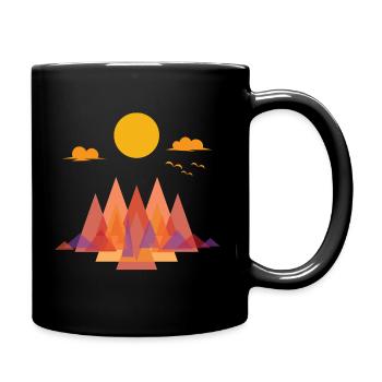SPRING SUNSET CREATIVE - Tasse einfarbig - Schwarz - Rechts