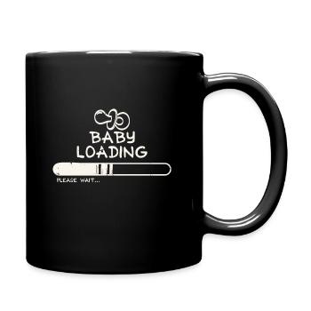 baby loading - Grossesse - Mug uni - noir - Droite