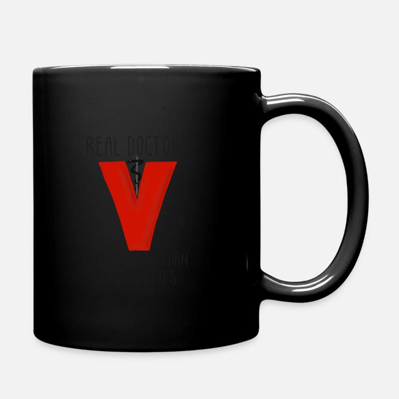 Real doctors - Full Colour Mug - black
