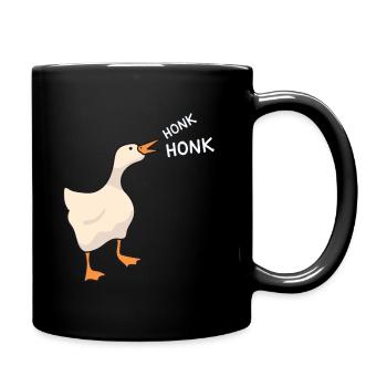 Honk Honk Goose - Tasse einfarbig - Schwarz - Rechts