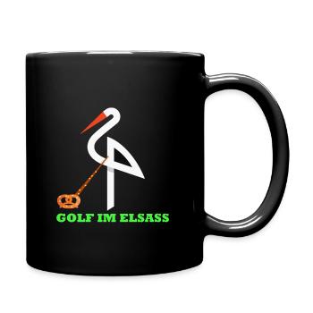 golf im elsass - Mug uni - noir - Droite