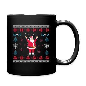 Noël Père Noël Père Noël - Mug uni - noir - Droite
