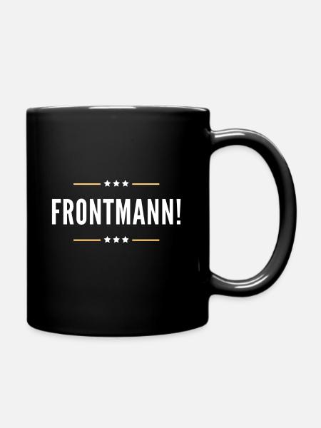 Frontmann - Tasse einfarbig - Schwarz