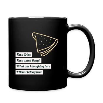 I'm crepe - Full Colour Mug - black - Right