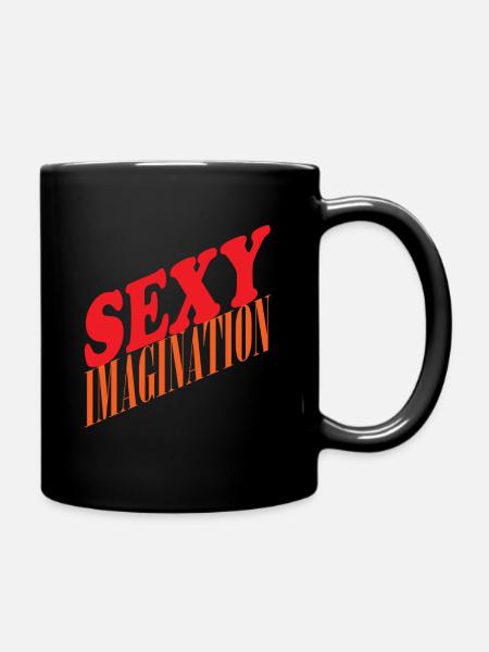 Sexy imagination - Tasse einfarbig - Schwarz