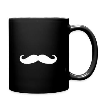 Schnauzer gift mustache beard beard style - Full Colour Mug - black - Right