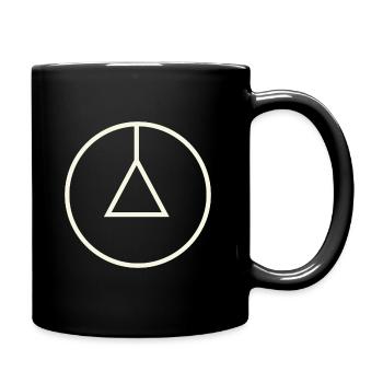 Illuminati all seeing eye - Full Colour Mug - black - Right
